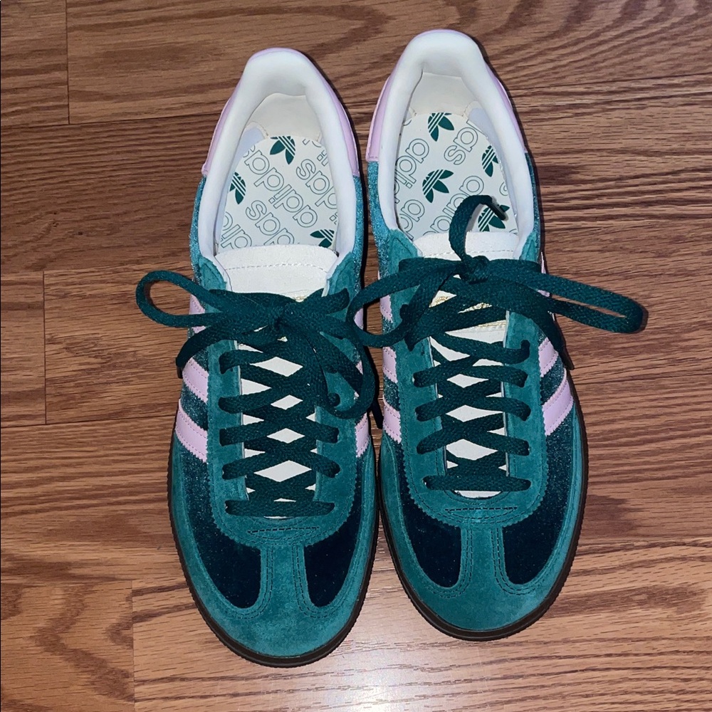 Adidas “Spezial” Women's Green and Pink Sneakers